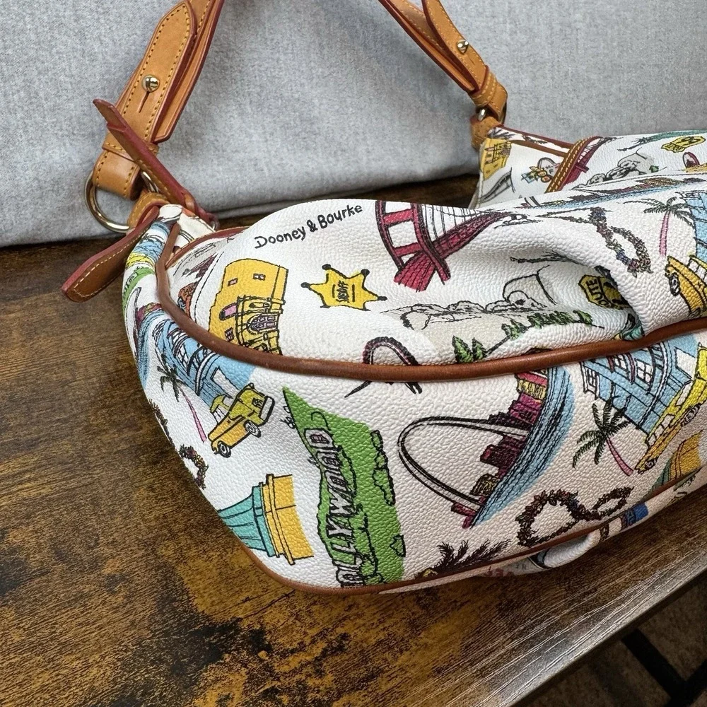 Dooney & Bourke East West Collins Hobo Handbag Americana Hollywood‎ Travel